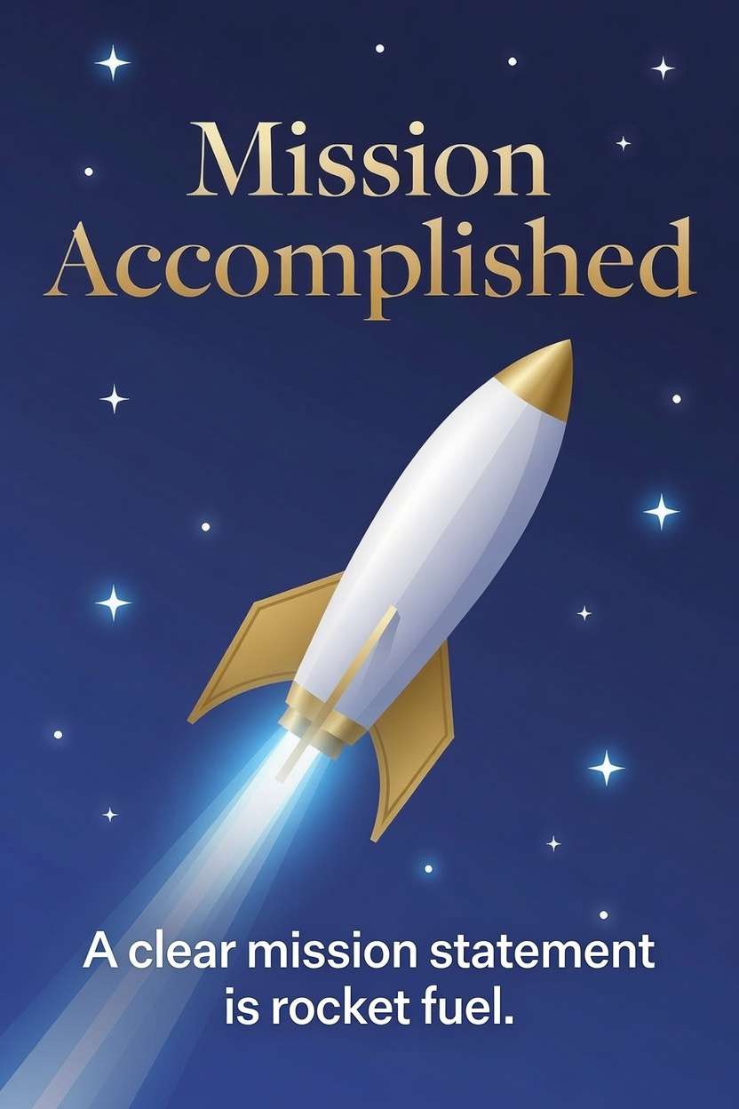 A clear mission statement is rocket fuel